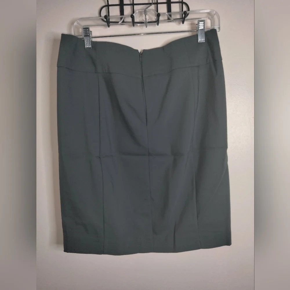Apt. 9 (Size 8) Dark Gray Business Office Academic Collegiate Pencil Skirt